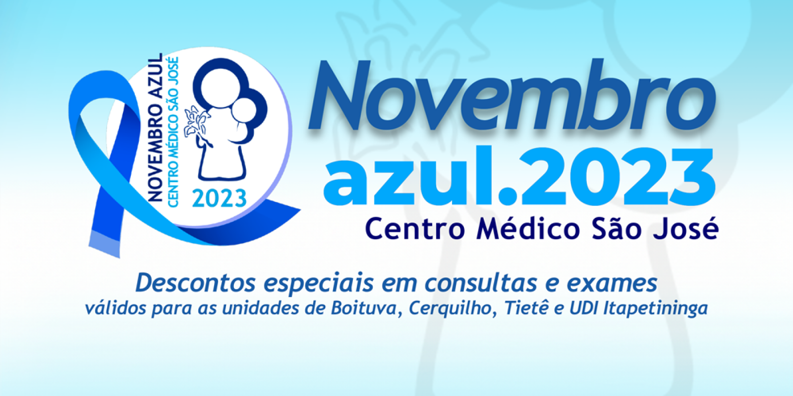 Novembro Azul 2023: exames e consultas com condições especiais em Boituva, Cerquilho, Tietê e Itapetininga